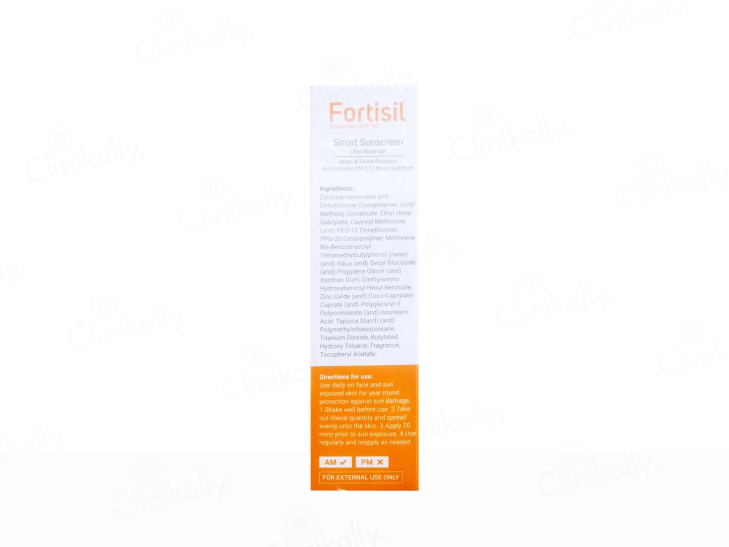 Fortisil Smart Sunscreen Ultra Matte Gel SPF 50 PA