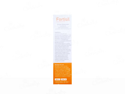 Fortisil Smart Sunscreen Ultra Matte Gel SPF 50 PA