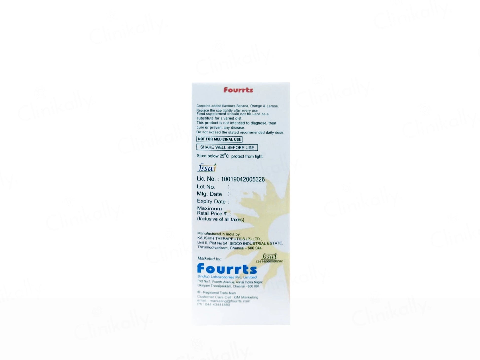 Fourts B Health Supplement Oral Drops