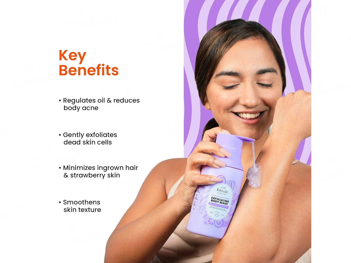 Foxtale 2 Percent Salicylic Acid Exfoliating Body Wash