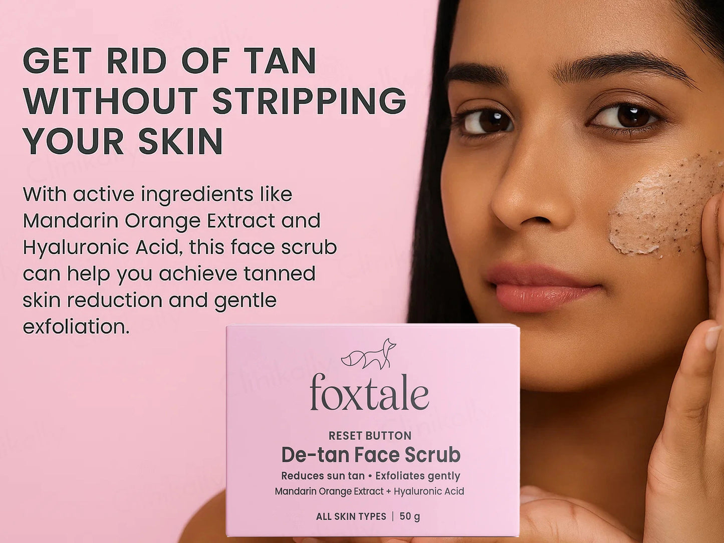 Foxtale De-Tan Face Scrub