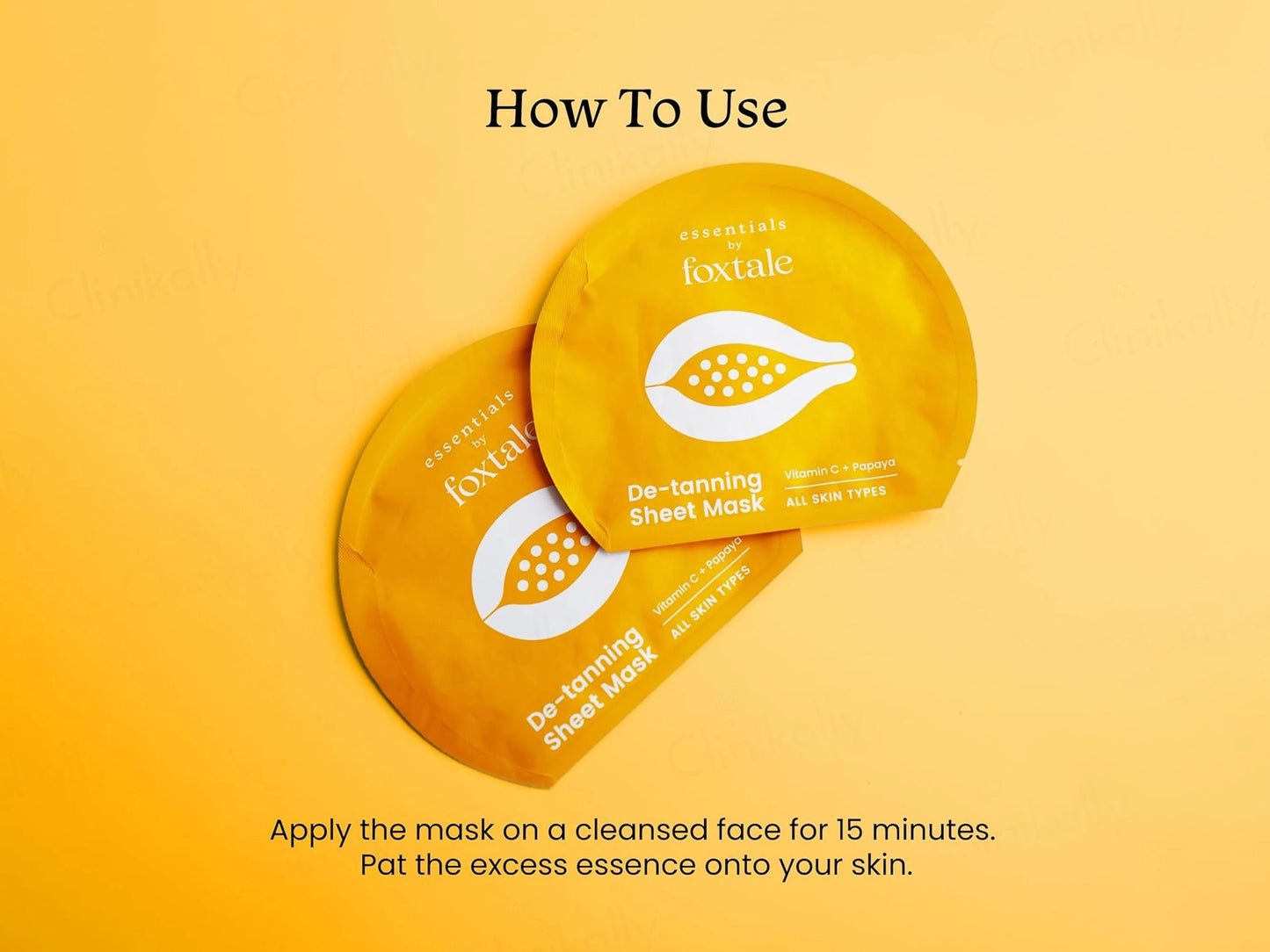 Foxtale De-Tanning Face Sheet Mask