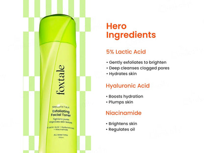 Foxtale Exfoliating Facial Toner