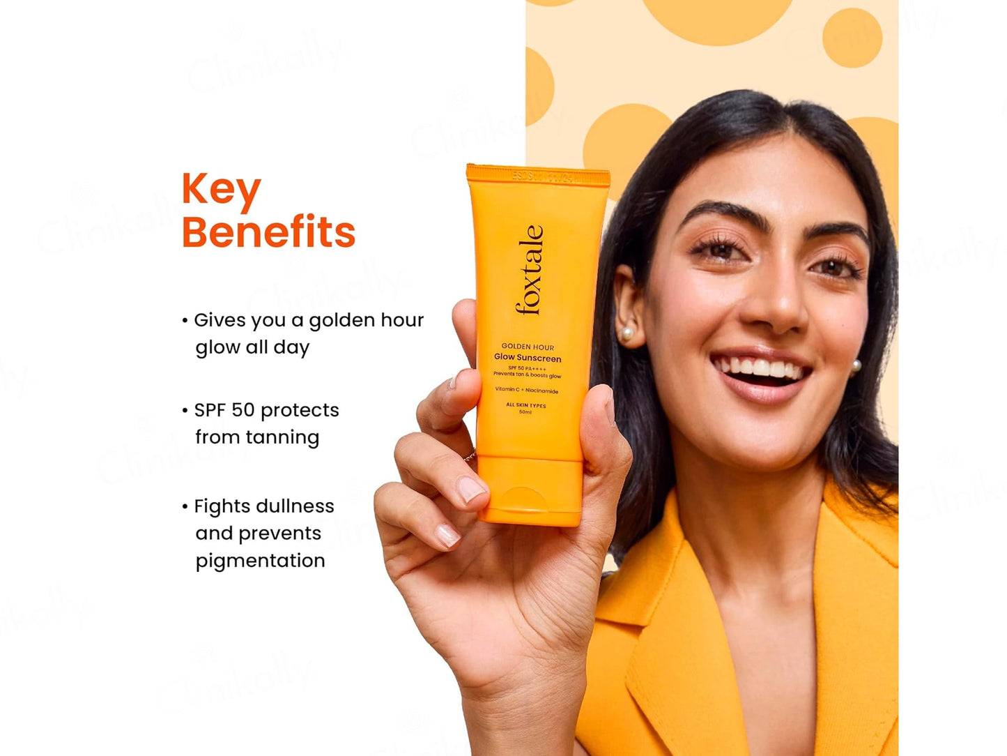 Foxtale Glow Sunscreen SPF 50 PA