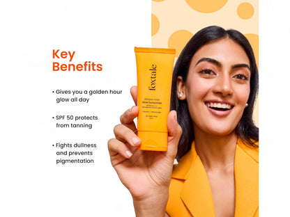 Foxtale Glow Sunscreen SPF 50 PA