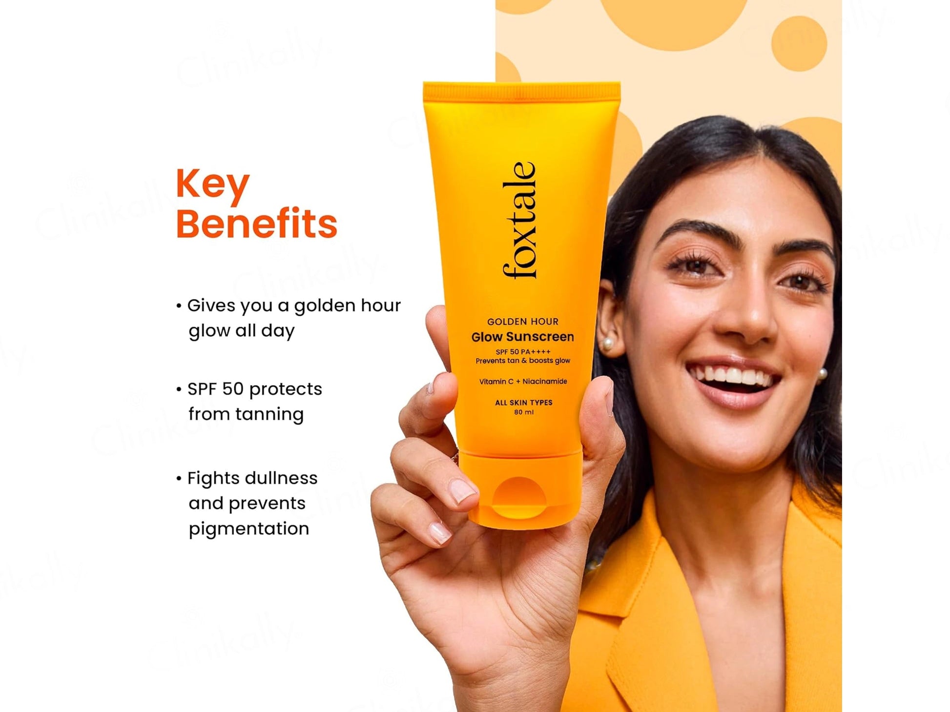 Foxtale Glow Sunscreen SPF 50 PA