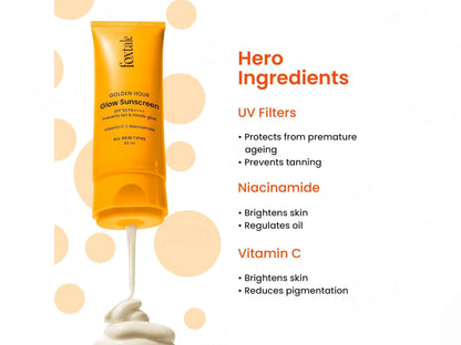Foxtale Glow Sunscreen SPF 50 PA