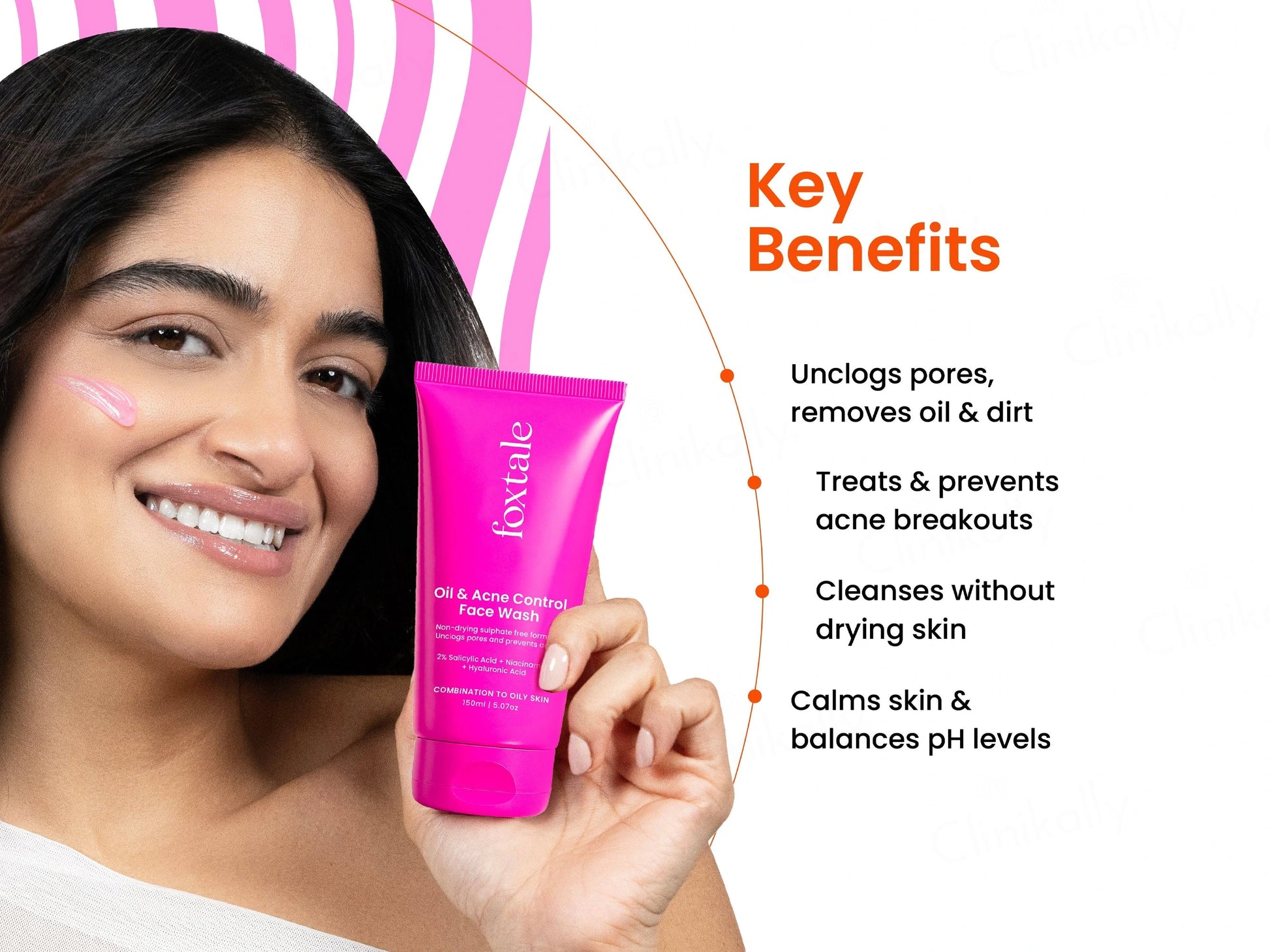 Foxtale Oil and  Acne Control Face Wash