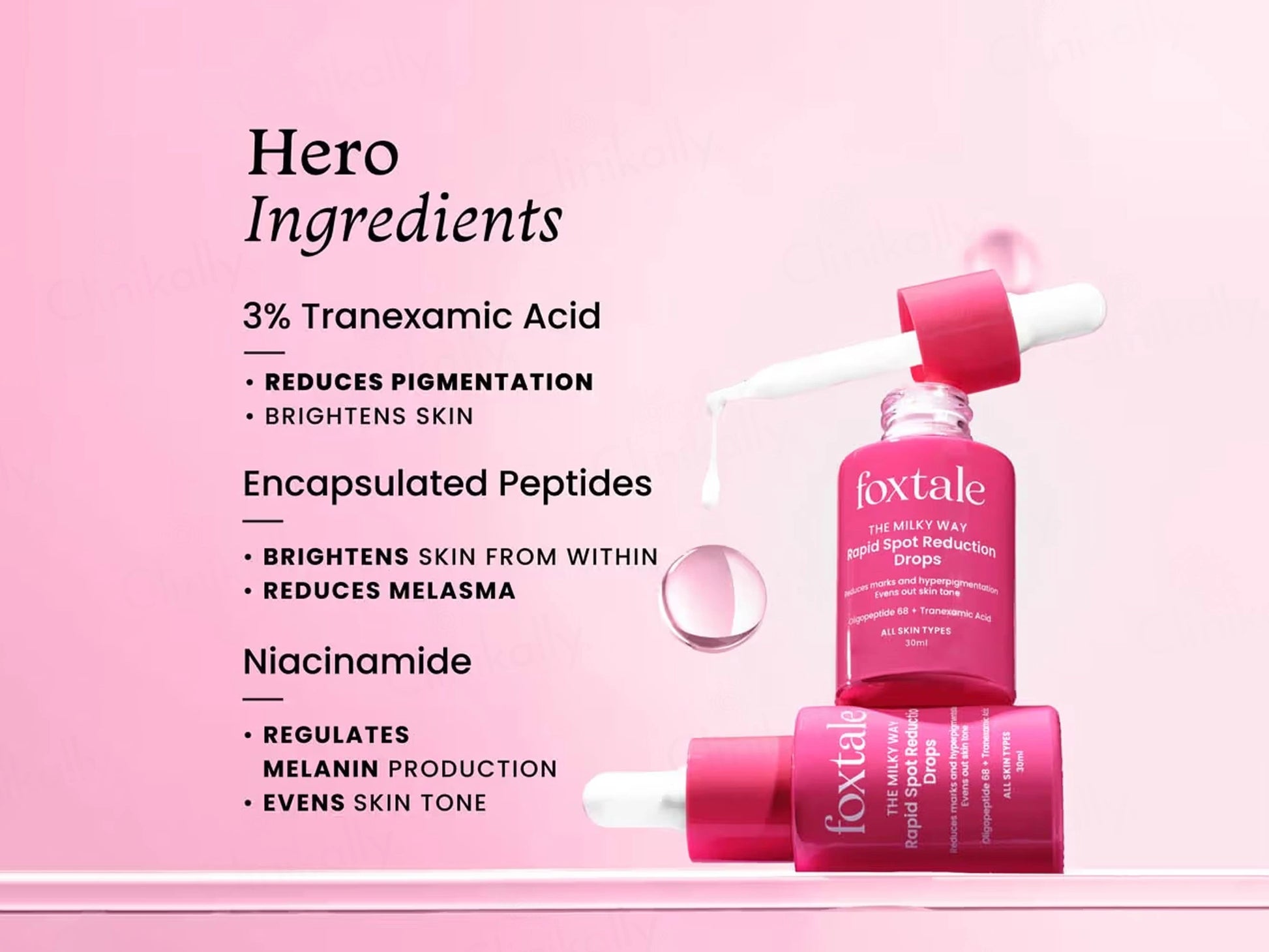 Foxtale Rapid Spot Reduction Drops Face Serum