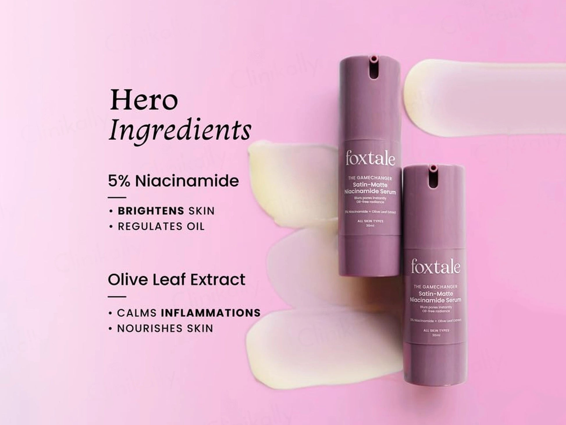 Foxtale Satin-Mate 5 Percent Niacinamide Face Serum