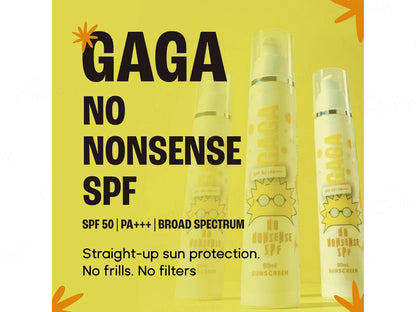 GAGA No Nonsense Sunscreen SPF 50 PA