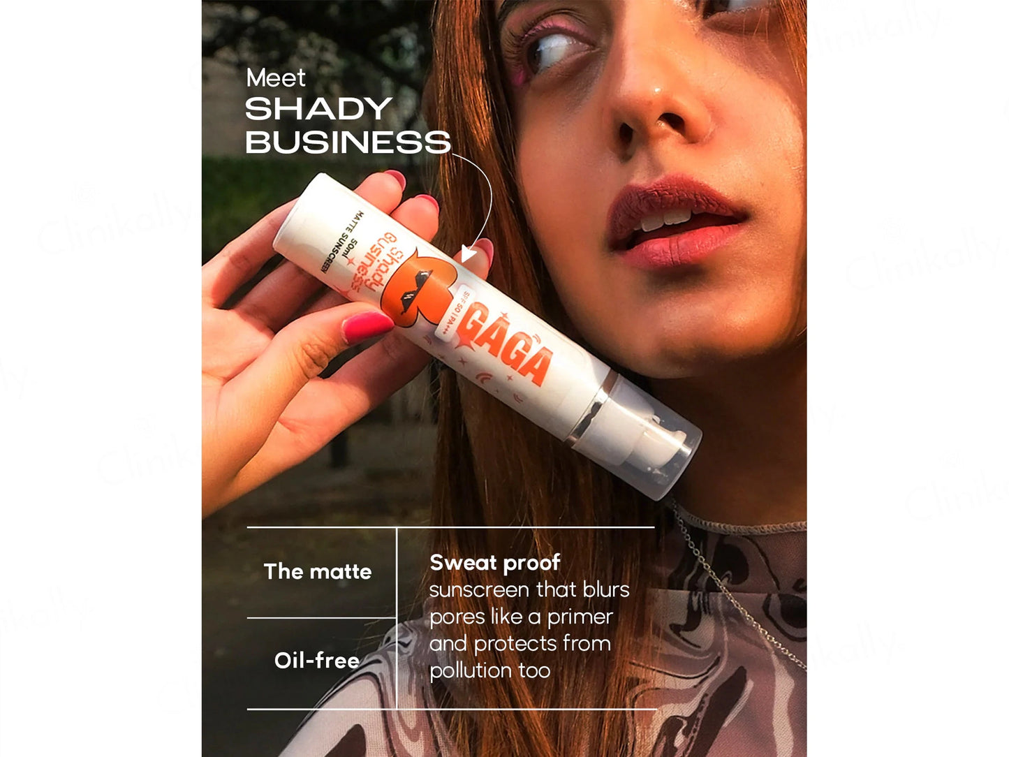 GAGA Shady Business Matte Sunscreen SPF 50 PA