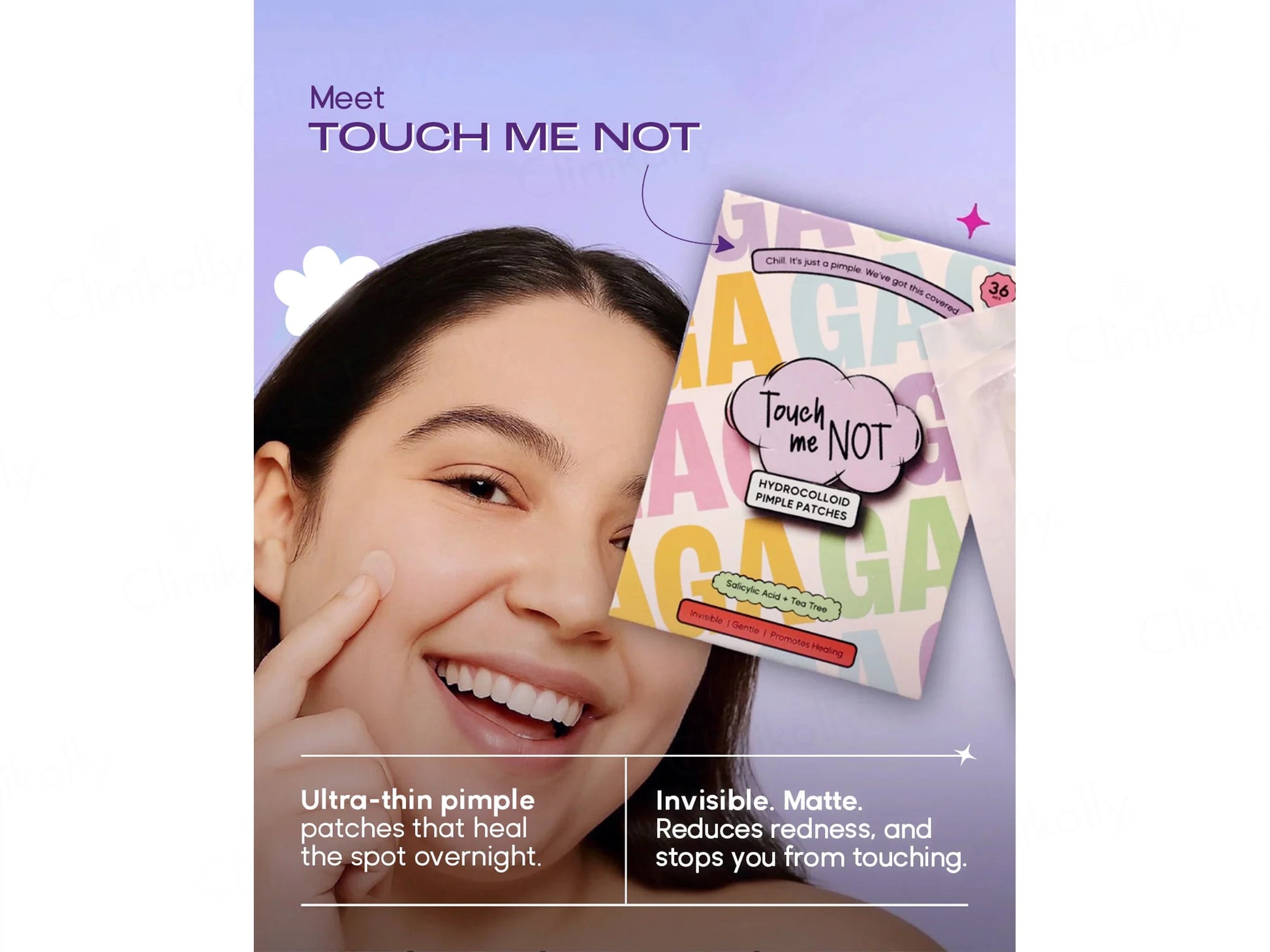 GAGA Touch Me Not Hydrocolloid Pimple Patches