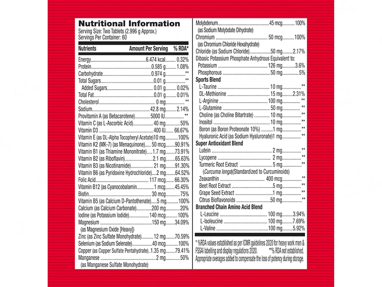GNC Mega Men Sport Nutraceutical Tablet