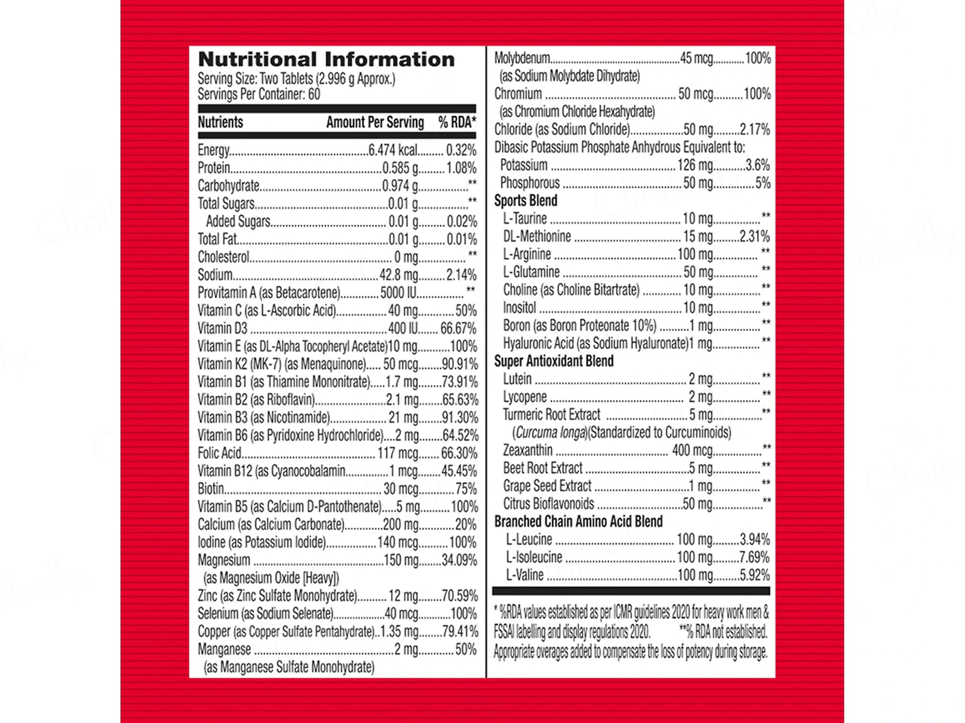 GNC Mega Men Sport Nutraceutical Tablet
