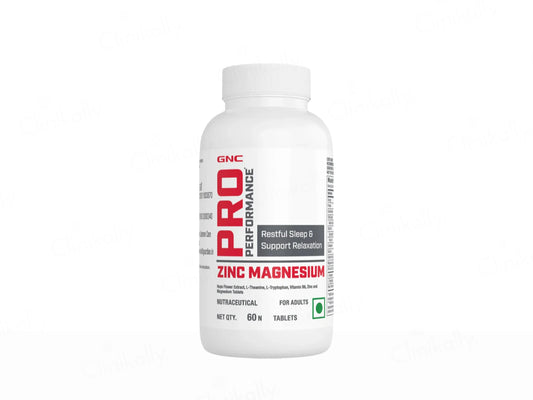 GNC Pro Performance Zinc Magnesium Nutraceutical Tablet For Adults