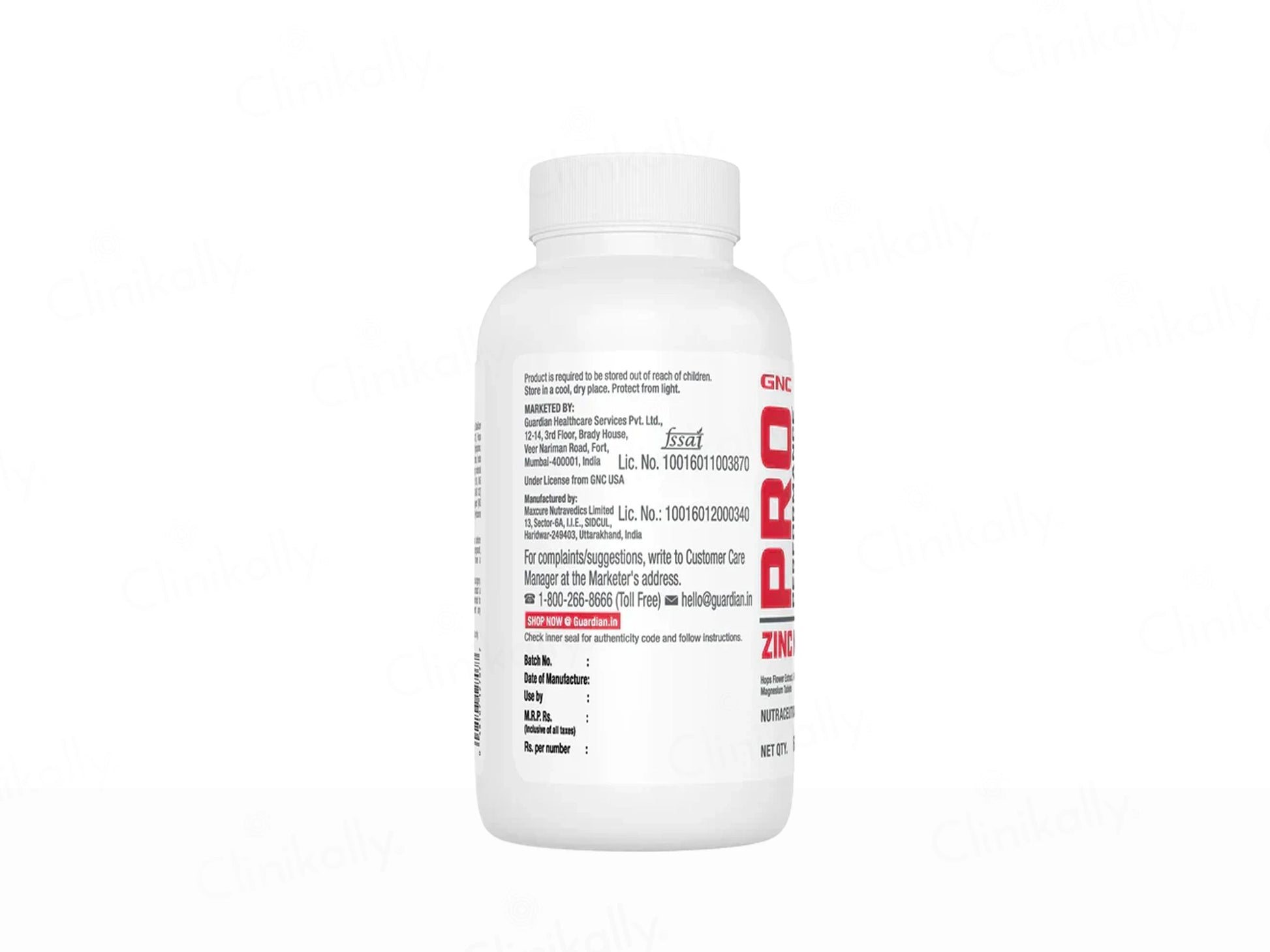 GNC Pro Performance Zinc Magnesium Nutraceutical Tablet For Adults