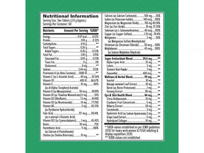 GNC Women's Multivitamin 50 Plus Nutraceutical Tablet