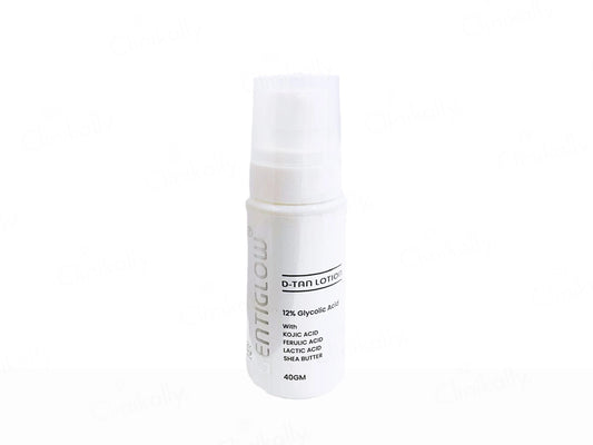 Gentiglow 12 Percent Glycolic Acid D-Tan Lotion