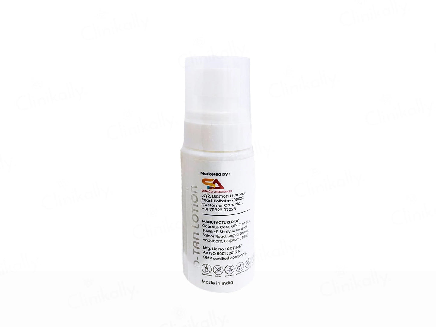 Gentiglow 12 Percent Glycolic Acid D-Tan Lotion