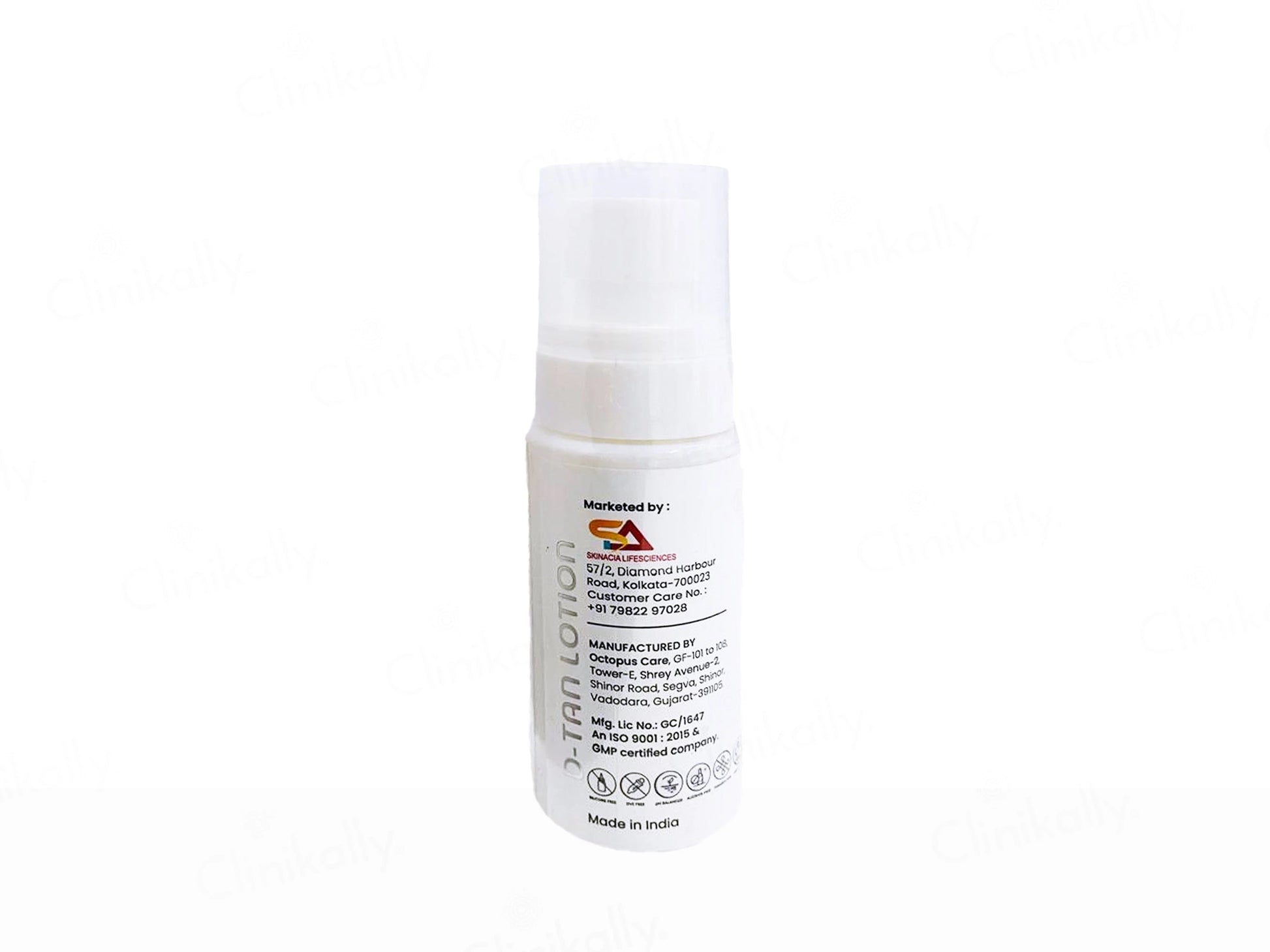 Gentiglow 12 Percent Glycolic Acid D-Tan Lotion
