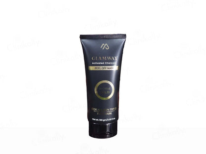 Glamway Activated Charcoal 24 Carat Gold Peel Off Face Mask