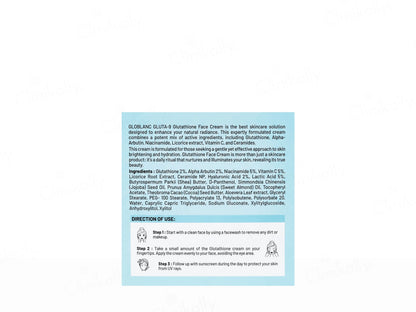 Glo Blanc Gluta-9 Glutathione Face Cream