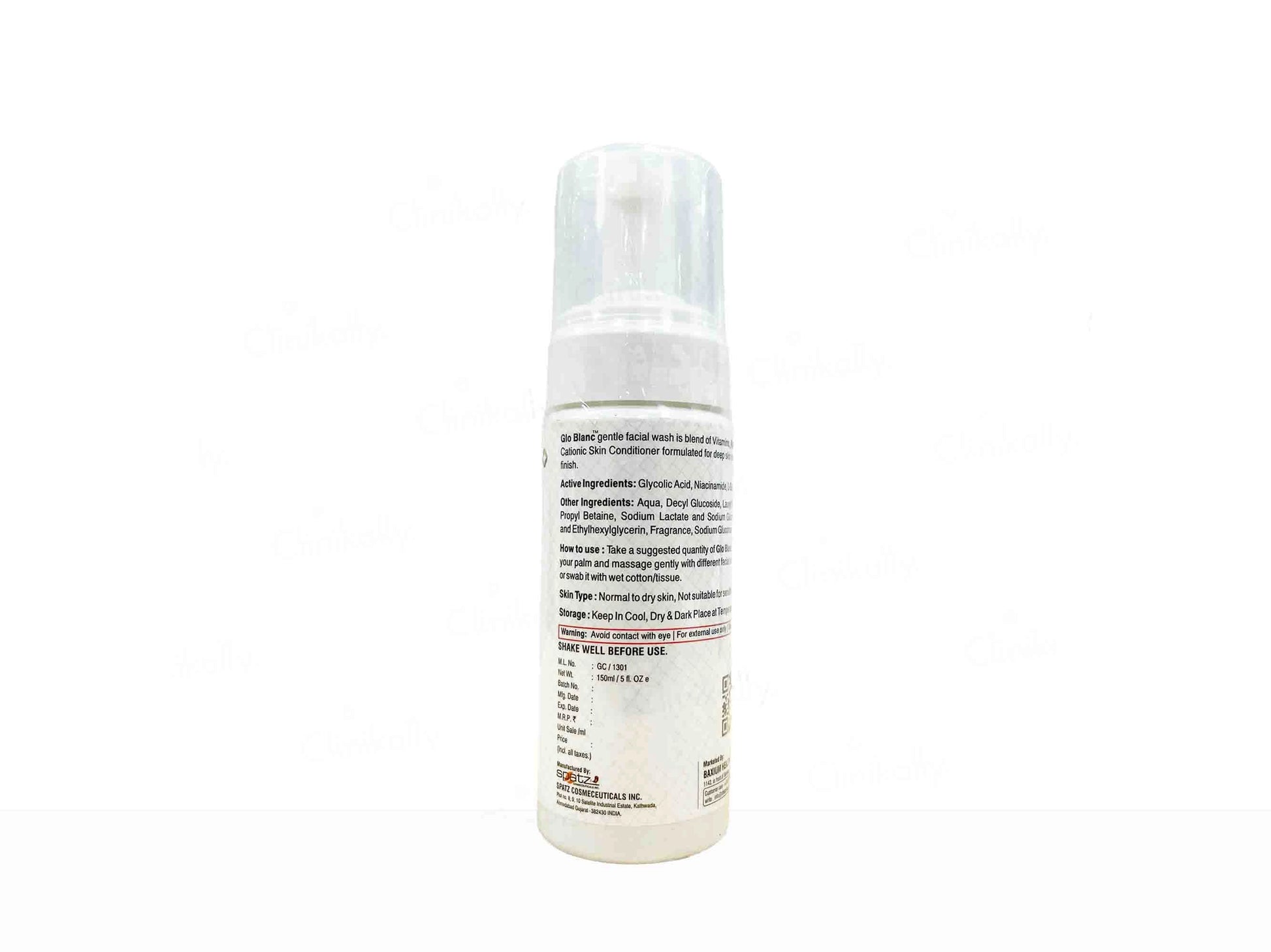 Glo Blanc Lightening Cleansing Mousse