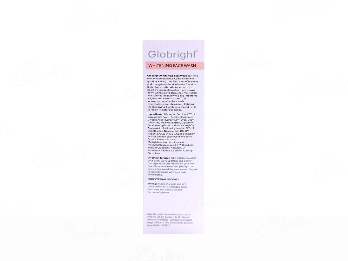 Globright pH Balanced Whitening Face Wash
