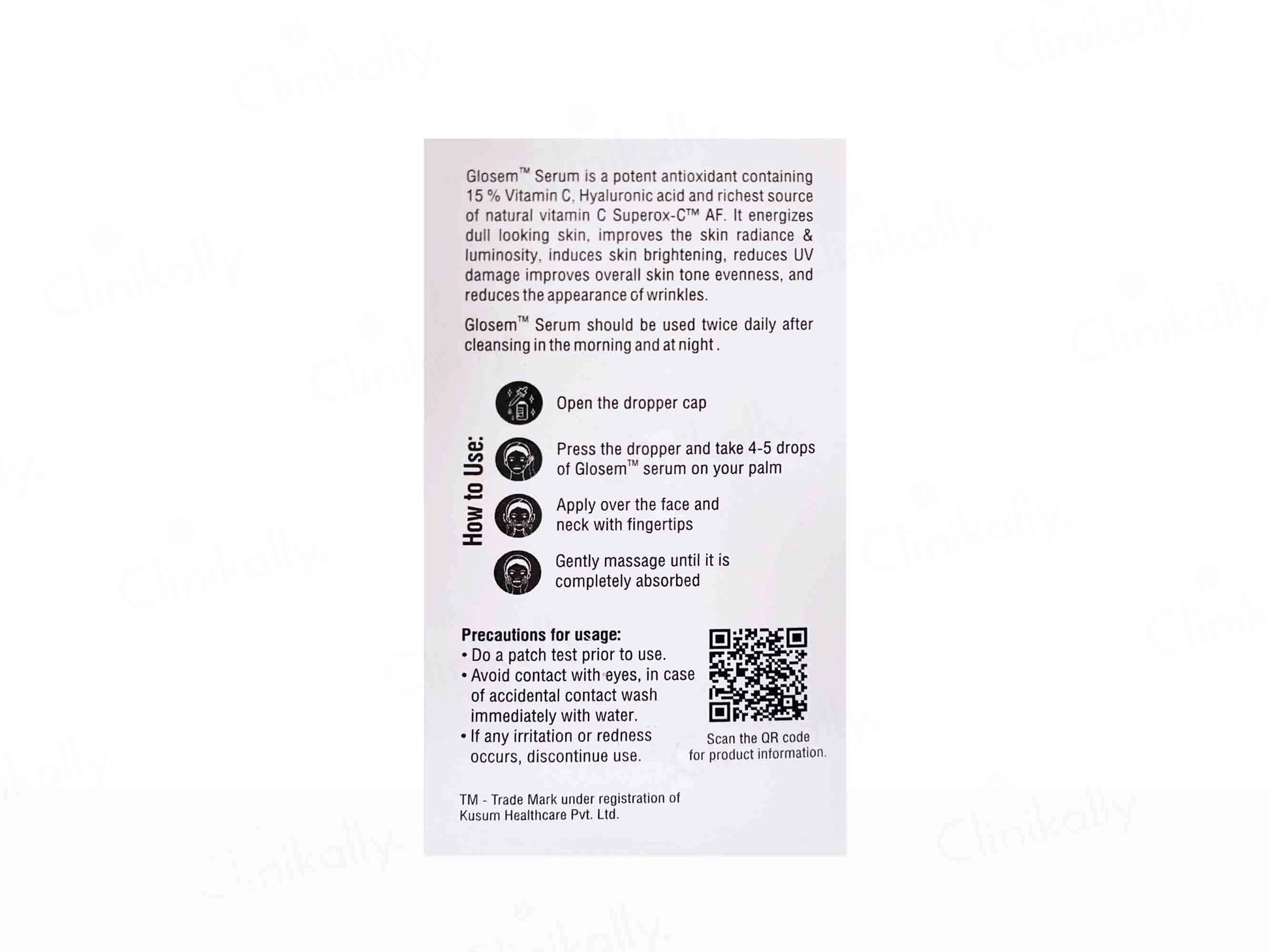 Glosem Vitamin C 15 Percent Serum