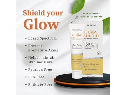 Glow Shield Silicone Sunscreen Gel SPF 50 PA
