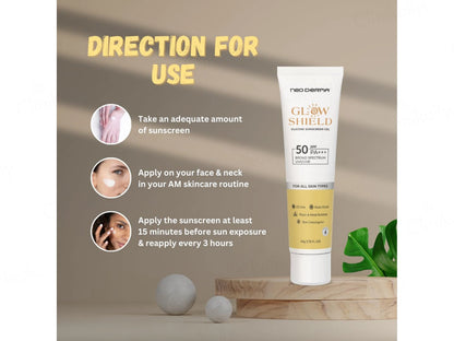 Glow Shield Silicone Sunscreen Gel SPF 50 PA
