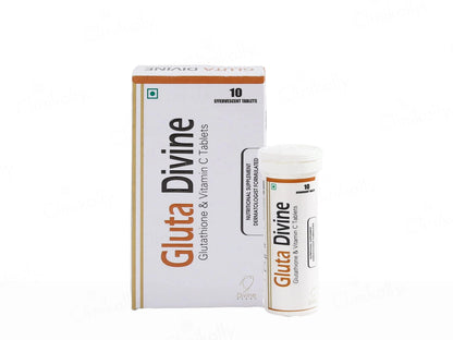 Gluta Divine Glutathione and  Vitamin C Effervescent Tablet