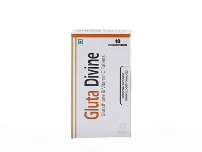 Gluta Divine Glutathione and  Vitamin C Effervescent Tablet