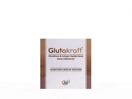Glutakraft Glutathione and  Collagen Peptide Based Intense Moisturizer