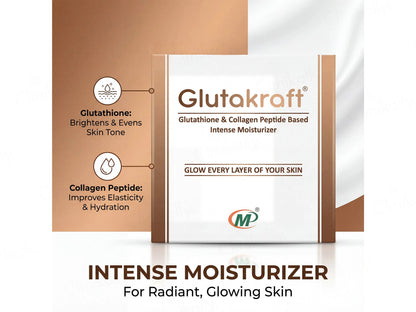 Glutakraft Glutathione and  Collagen Peptide Based Intense Moisturizer