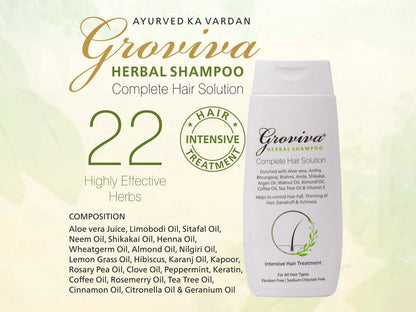Groviva Complete Hair Solution Herbal Shampoo