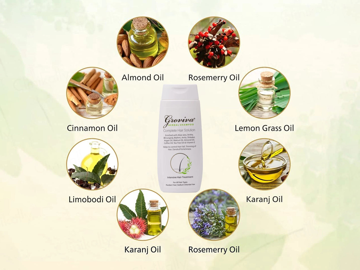 Groviva Complete Hair Solution Herbal Shampoo