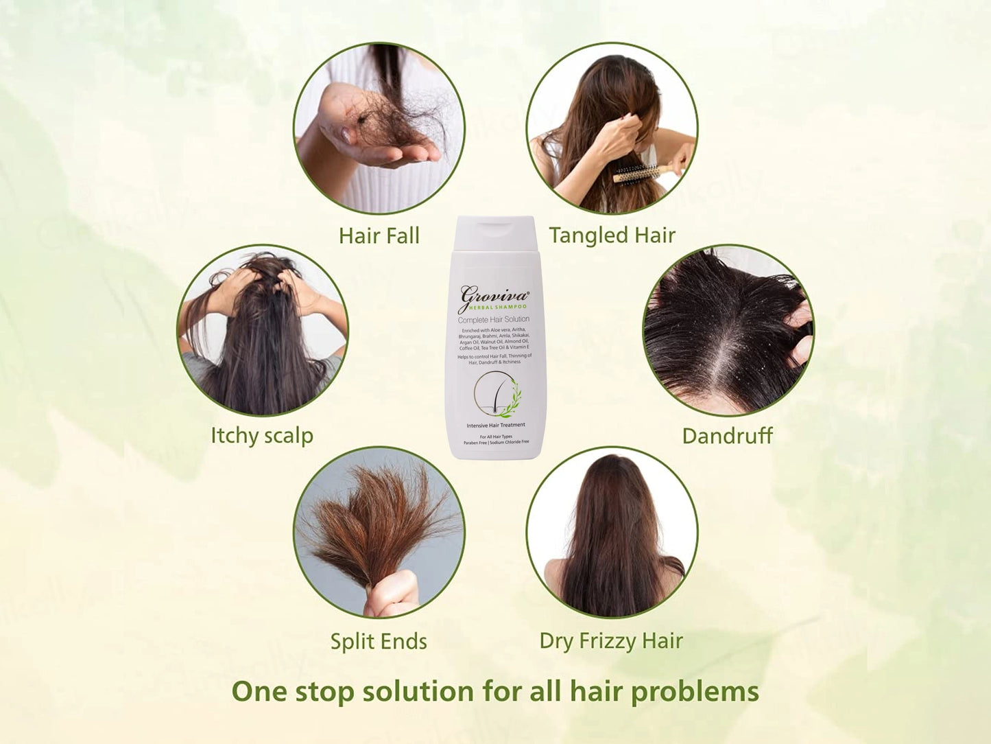 Groviva Complete Hair Solution Herbal Shampoo