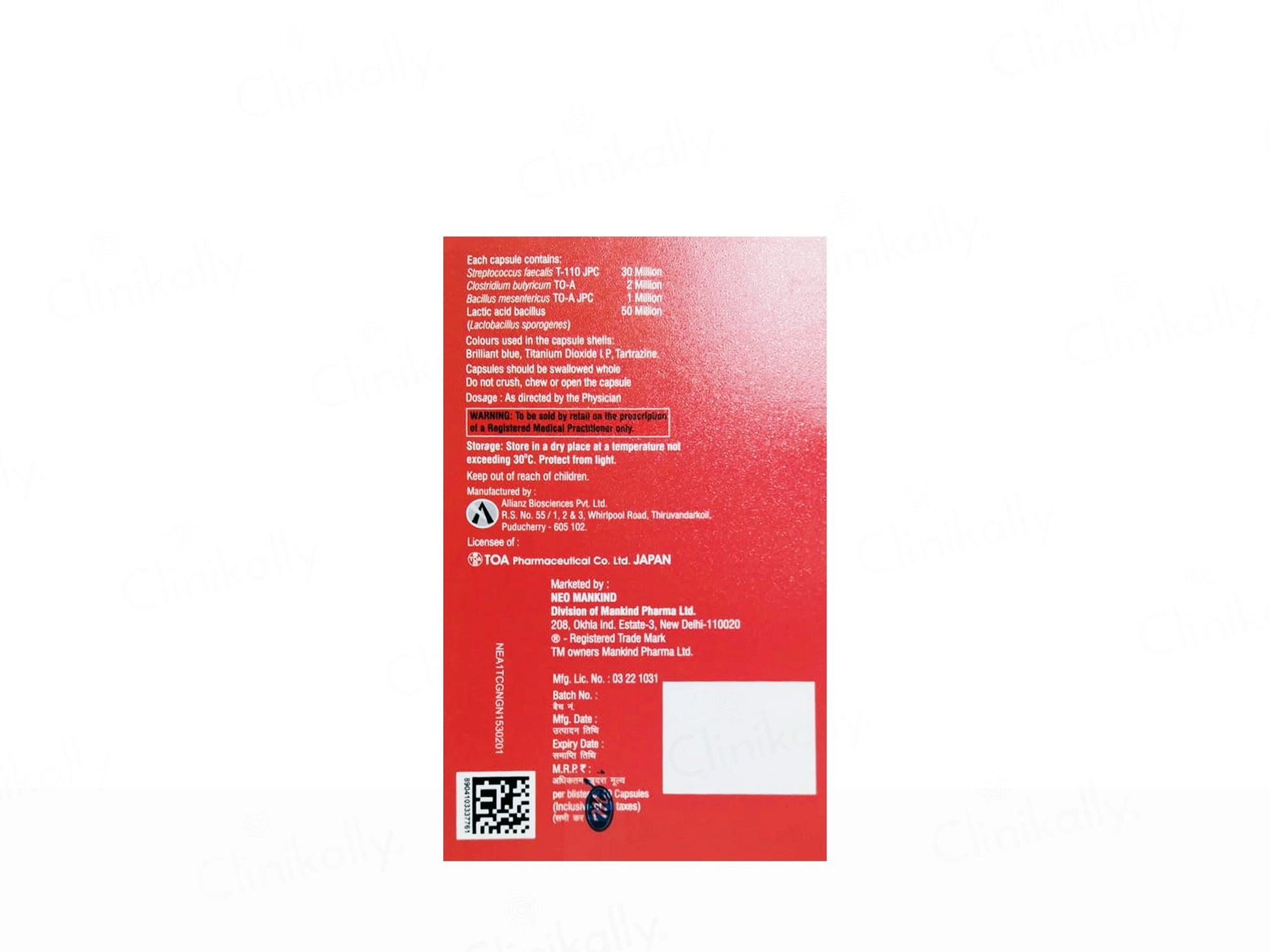 Gut OK NF Pre and  Probiotic Capsule