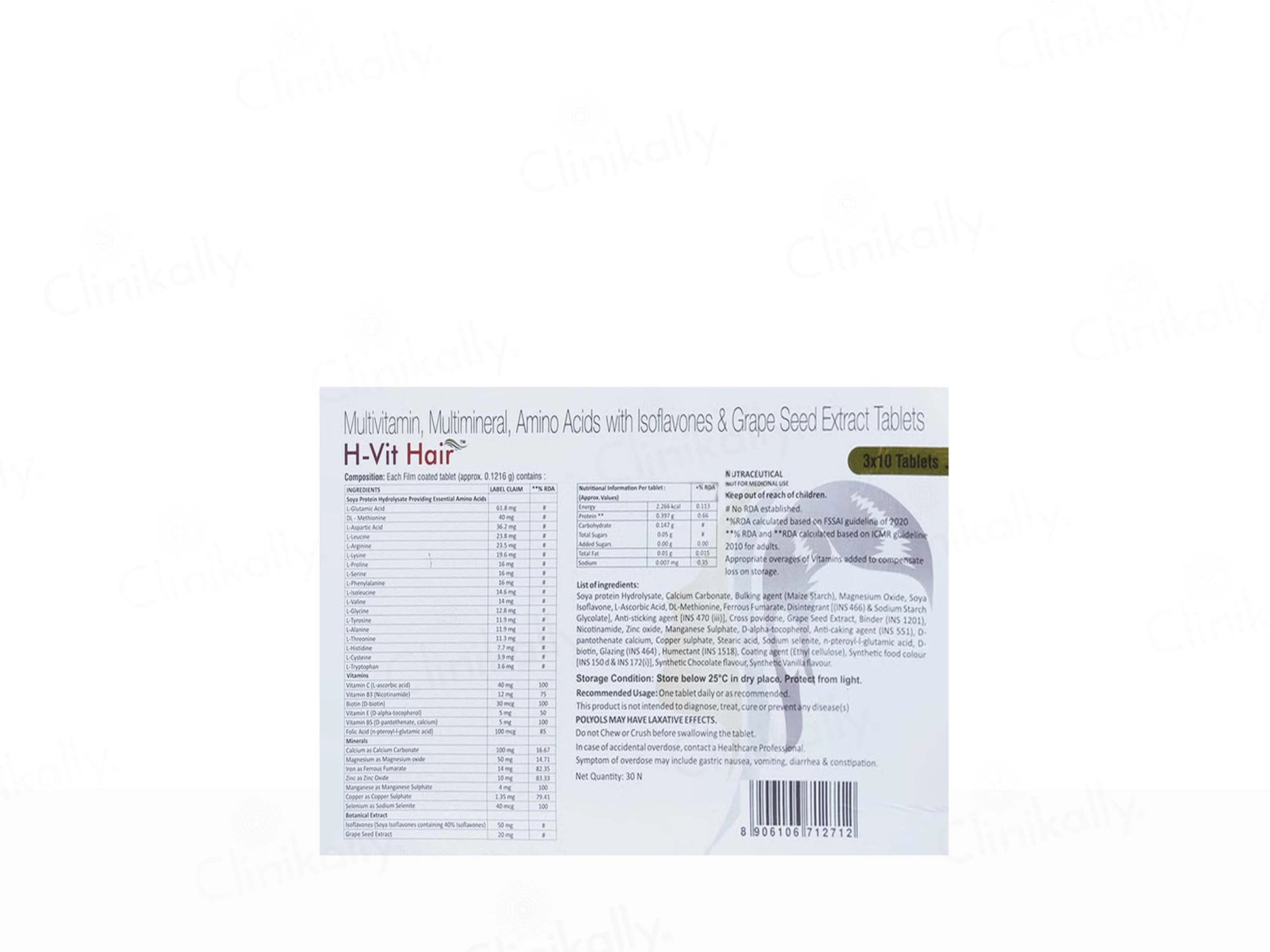 H-Vit Hair Tablet