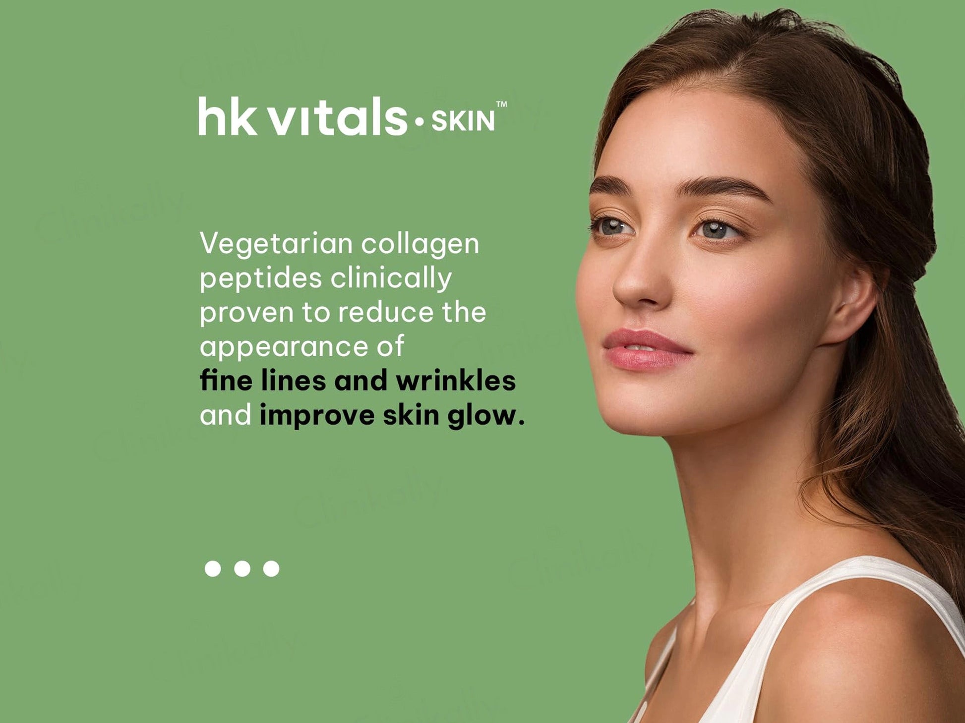 HK Vitals 100 Percent Veg Collagen Powder - Orange