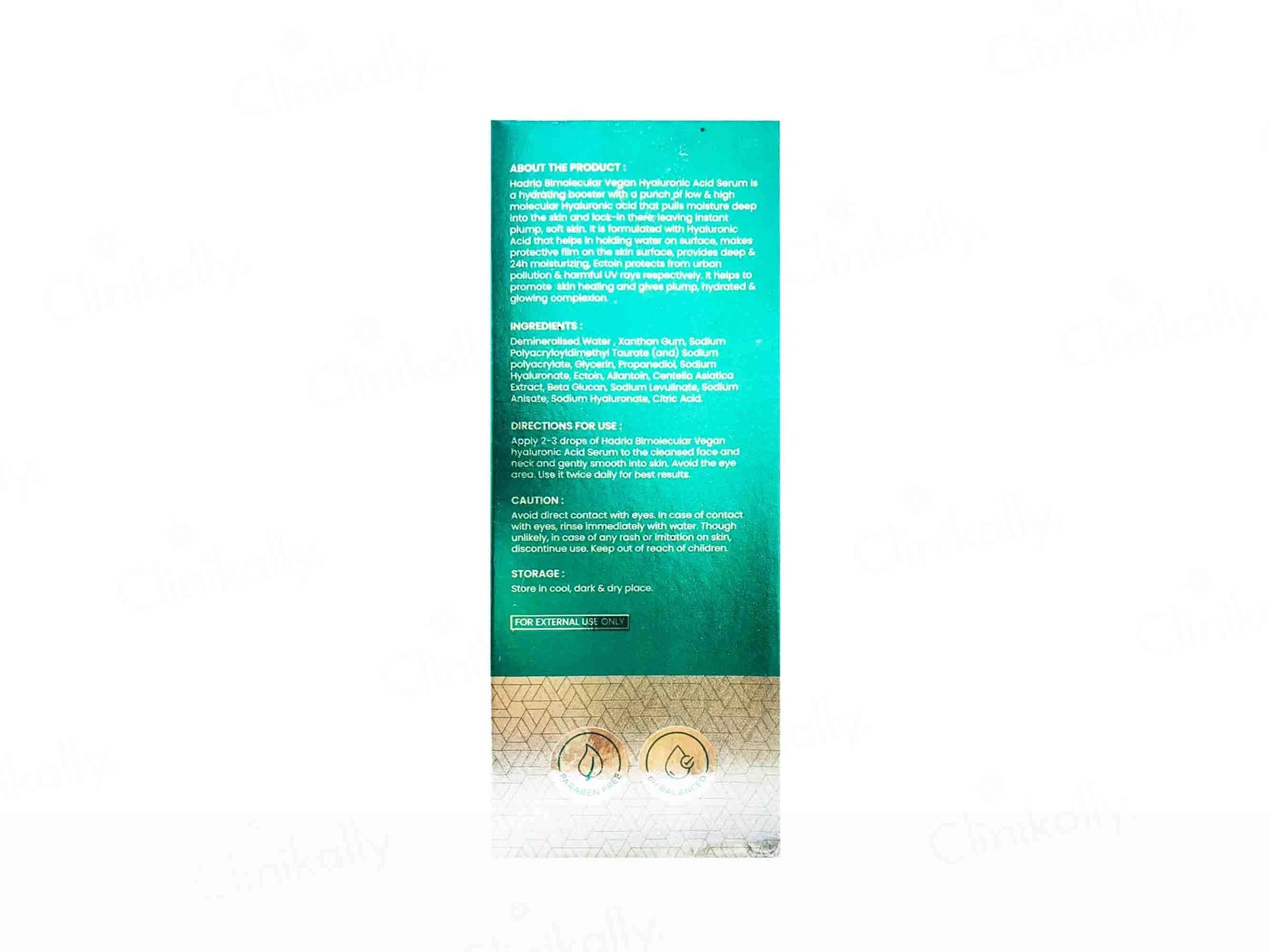 Hadria Bimolecular Vegan Hyaluronic Acid Serum