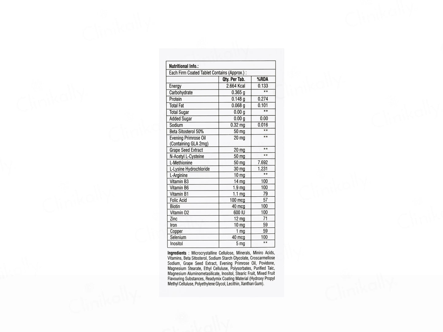HairTop Men Nutraceutical Tablet