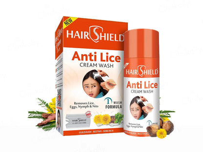 Hairshield Anti Lice Hair and  Scalp Cream Wash