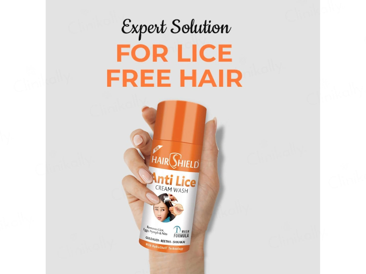 Hairshield Anti Lice Hair and  Scalp Cream Wash