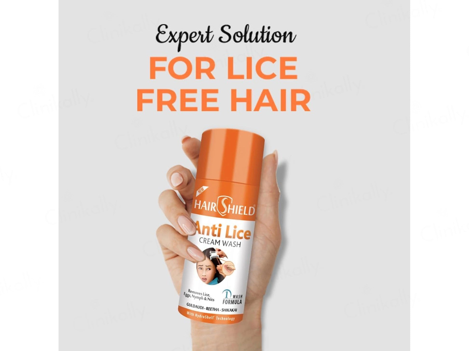 Hairshield Anti Lice Hair and  Scalp Cream Wash