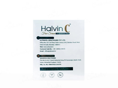 Halvin-C 20 Percent Vitamin C Age Defying Face Serum