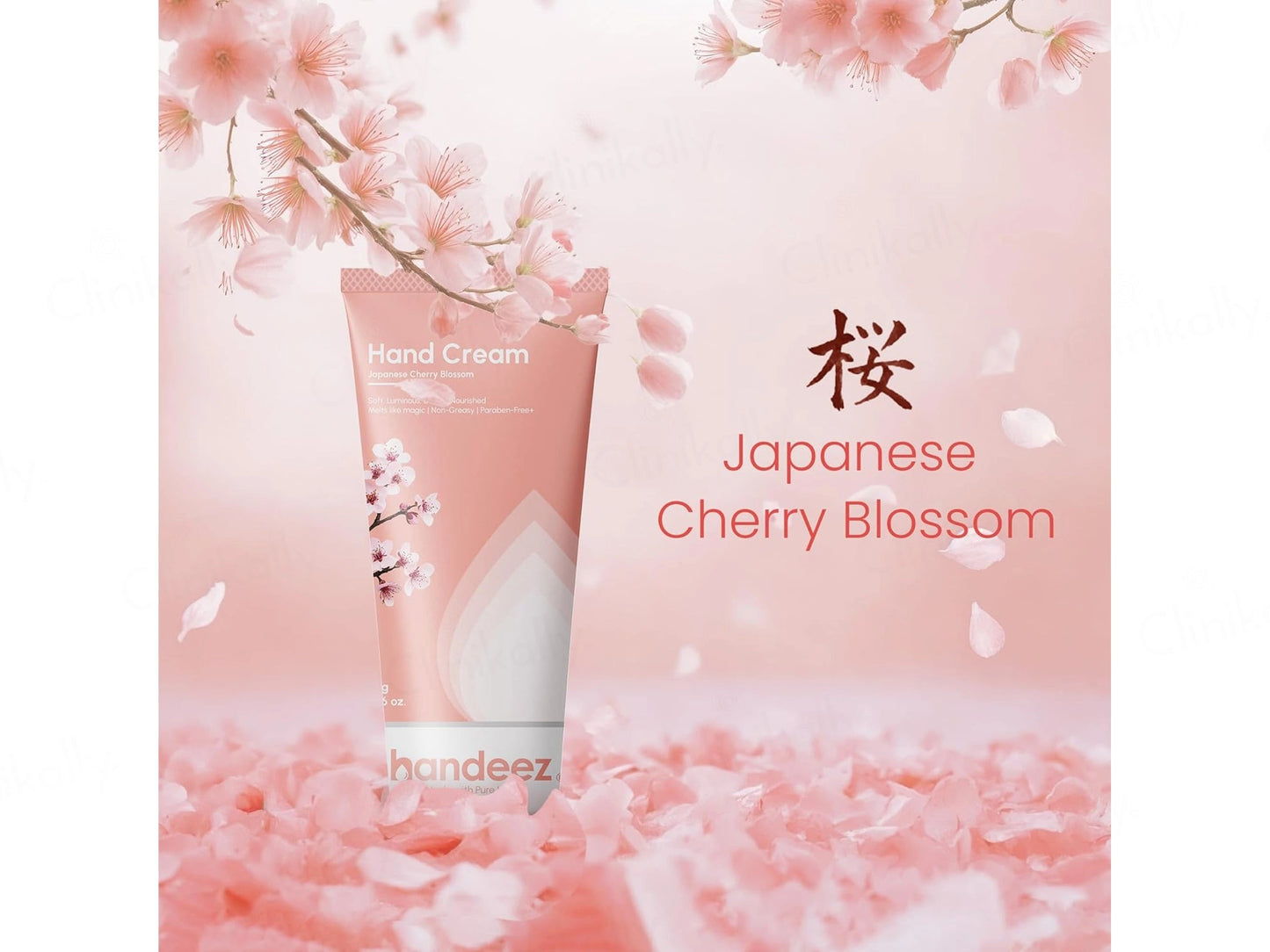 Handeez Japanese Cherry Blossom Hand Moisturiser Cream