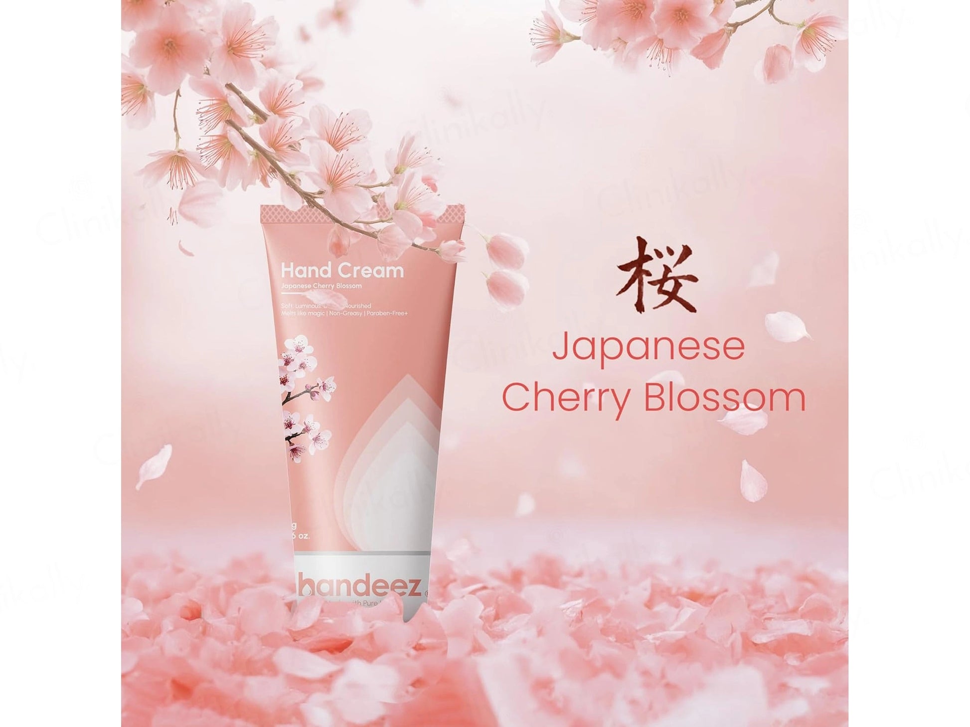 Handeez Japanese Cherry Blossom Hand Moisturiser Cream